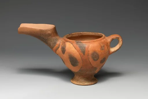 Terracotta beak-spouted jar