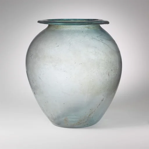 Glass cinerary urn (olla)