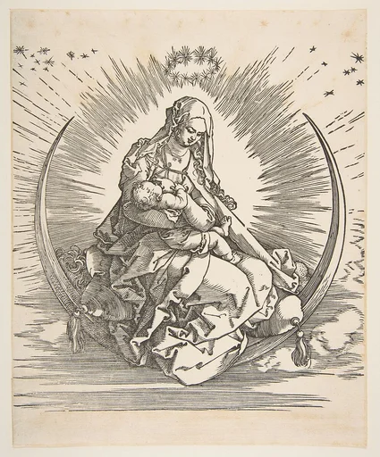 The Madonna on the Crescent, Frontispiece to "The Life of the Virgin"