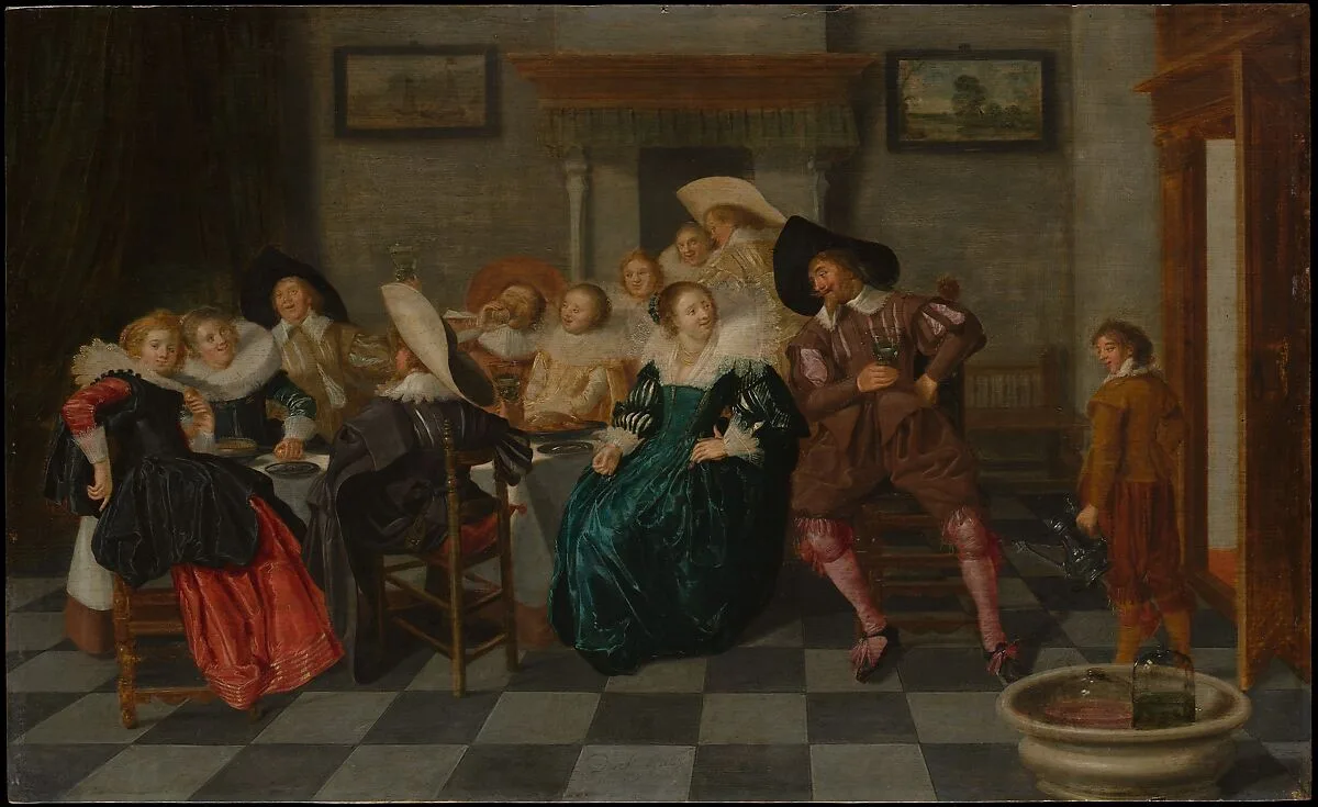 A Banquet — Dirck Hals