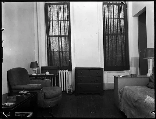 [Living Room of Walker Evans's Apartment, 441 East 92nd Street, New York City]