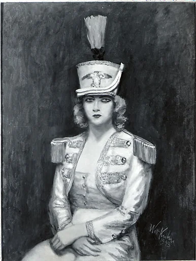 Girl in White and Silver