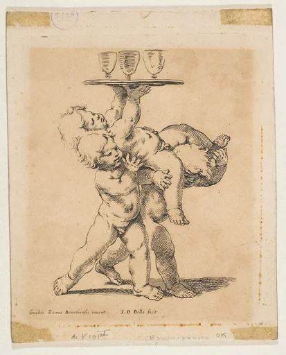 Three Children with a Tray
