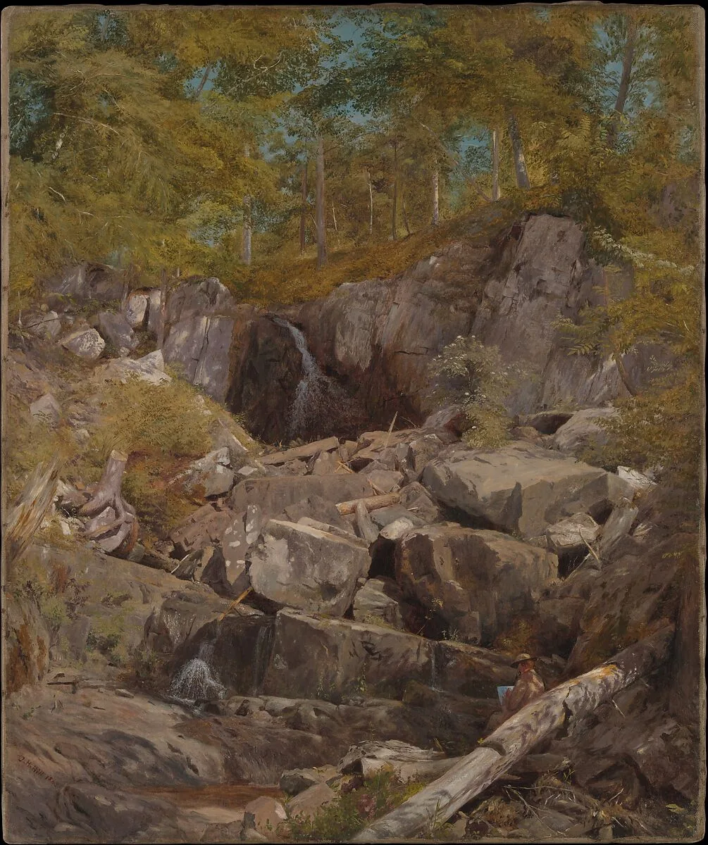 A Study of Trap Rock (Buttermilk Falls) — John Henry Hill