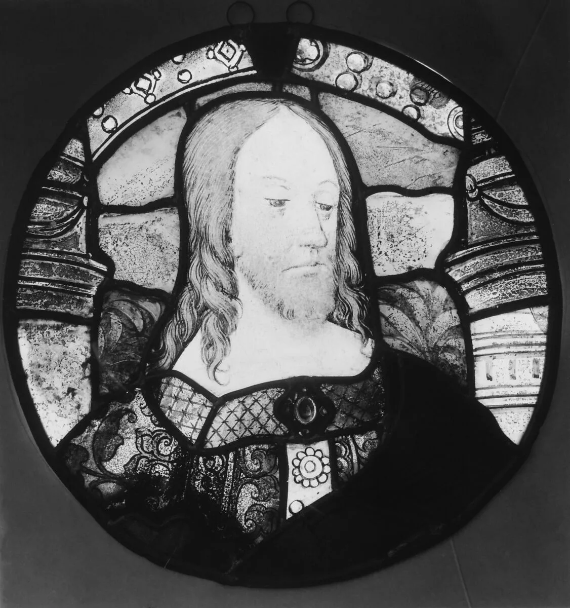 Head of Christ (one of a pair) — Arnold of Nijmegen|Master of the Life of Saint John the Baptist