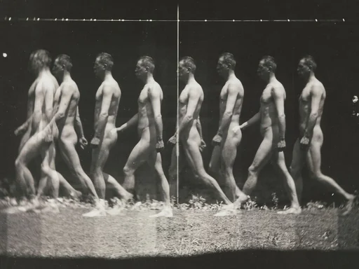 [Man Walking, "Stroboscopic" Photograph]