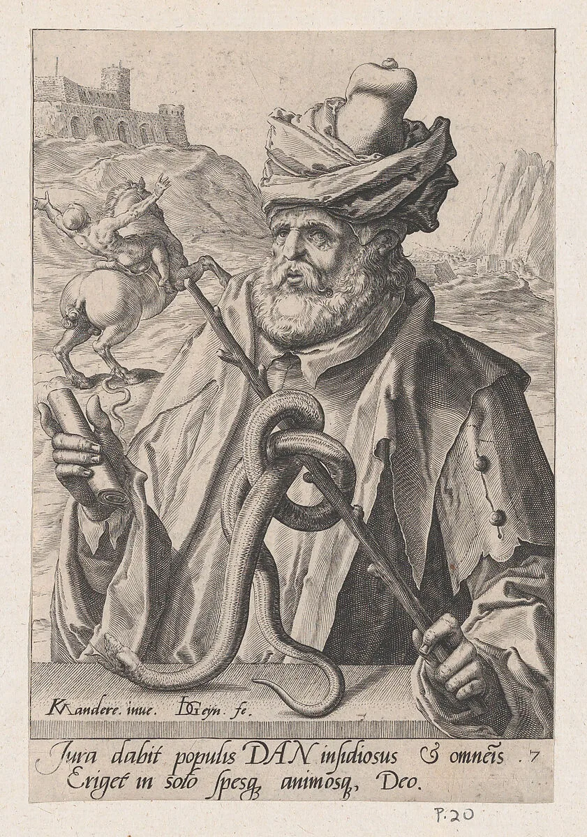Dan, from The Twelve Sons of Jacob — Jacques de Gheyn II|Karel van Mander I|Jan Pitten