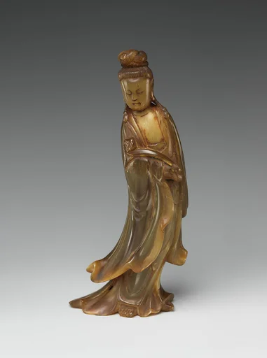 清 角雕觀音立像|Bodhisattva Guanyin