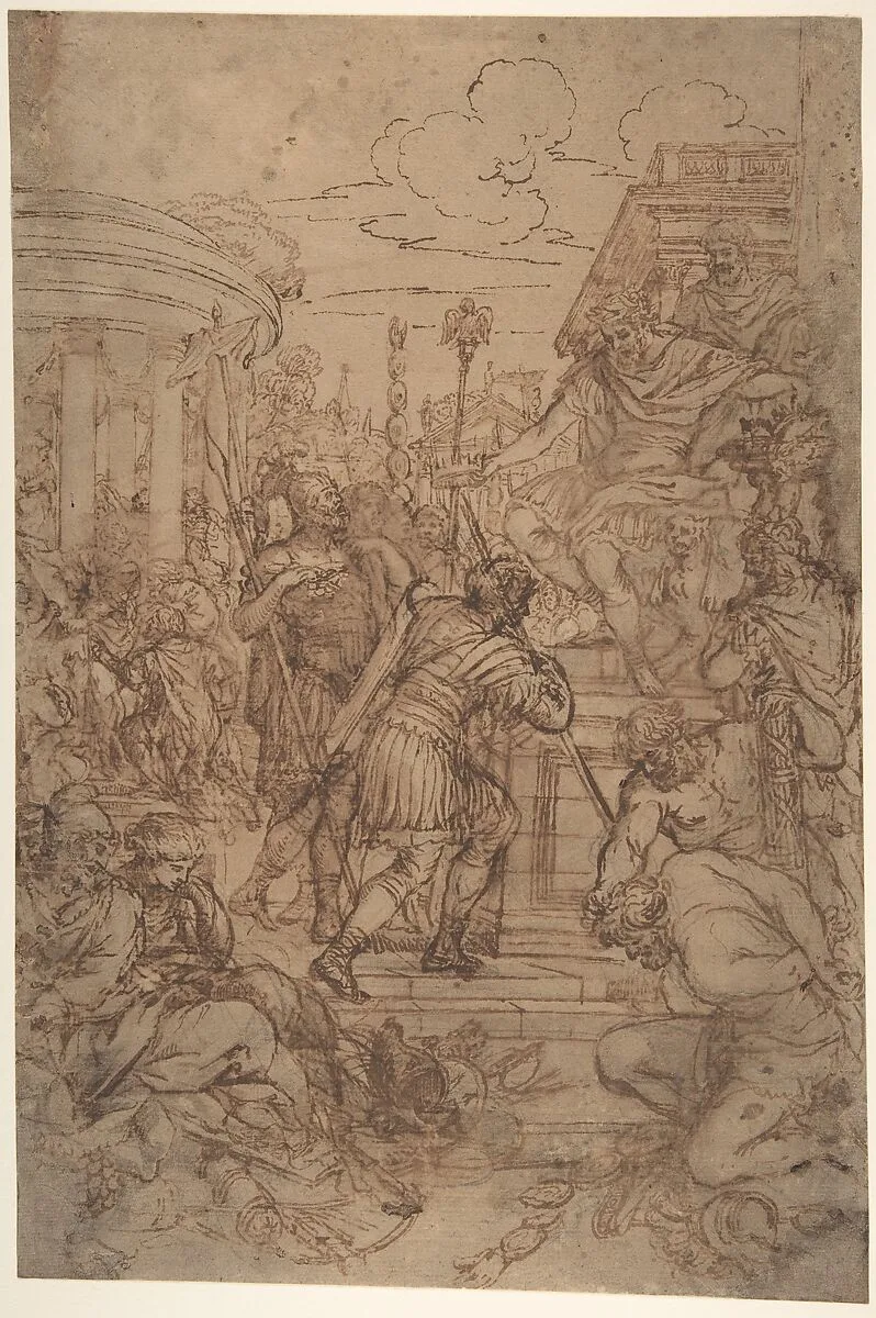 Study for the Age of Bronze — Pietro da Cortona (Pietro Berrettini)
