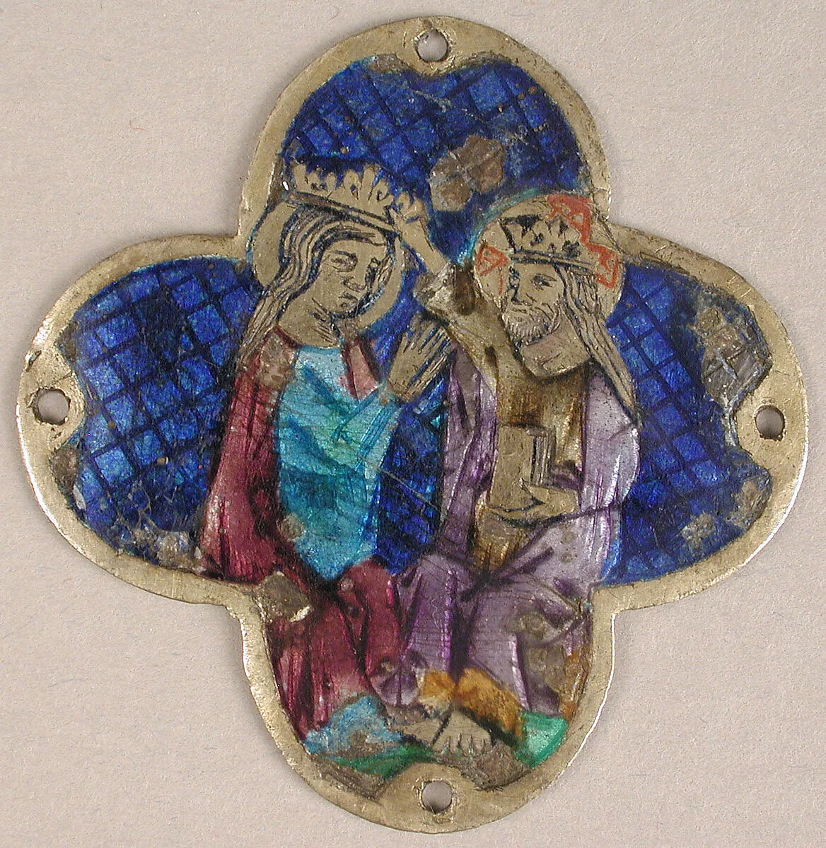Plaque with the Heavenly Coronation of the Virgin — Unknown