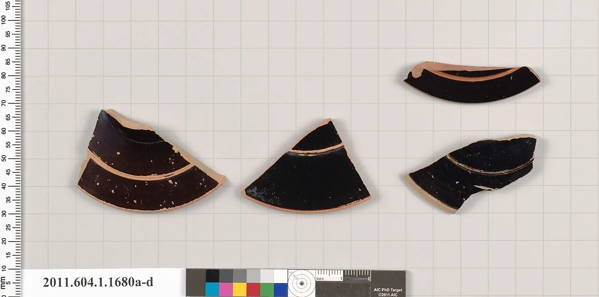 Terracotta fragments of kylikes (drinking cups) — Unknown