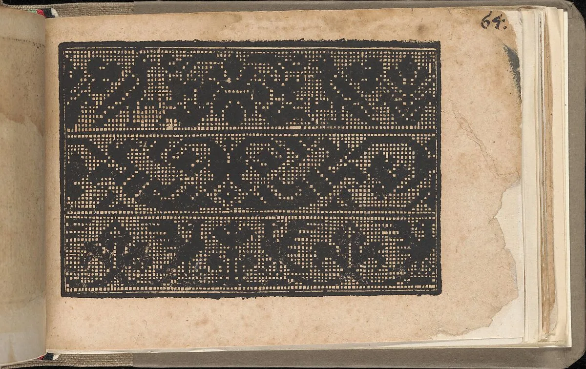 Schön newes Modelbuch (Page 64r) — Sigismundus Latomus