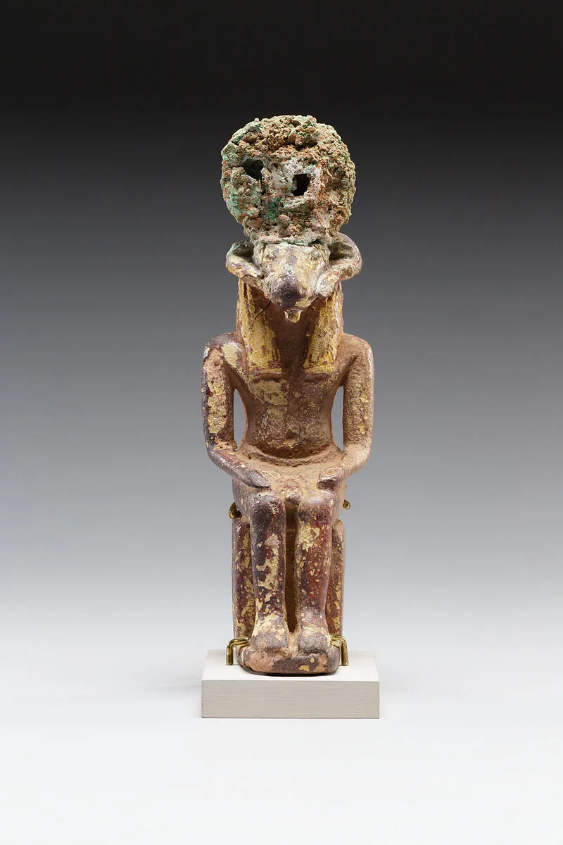 Ram-headed figure of the god Khnum — Unknown