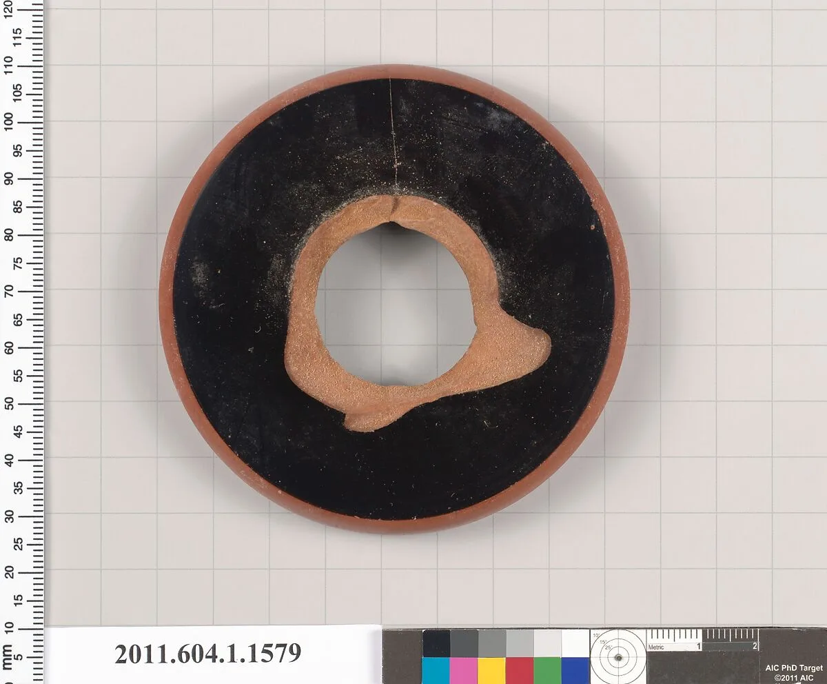 Terracotta fragment of a kylix (drinking cup) — Unknown