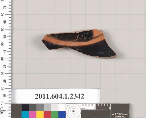 Terracotta fragment of a kylix (drinking cup)