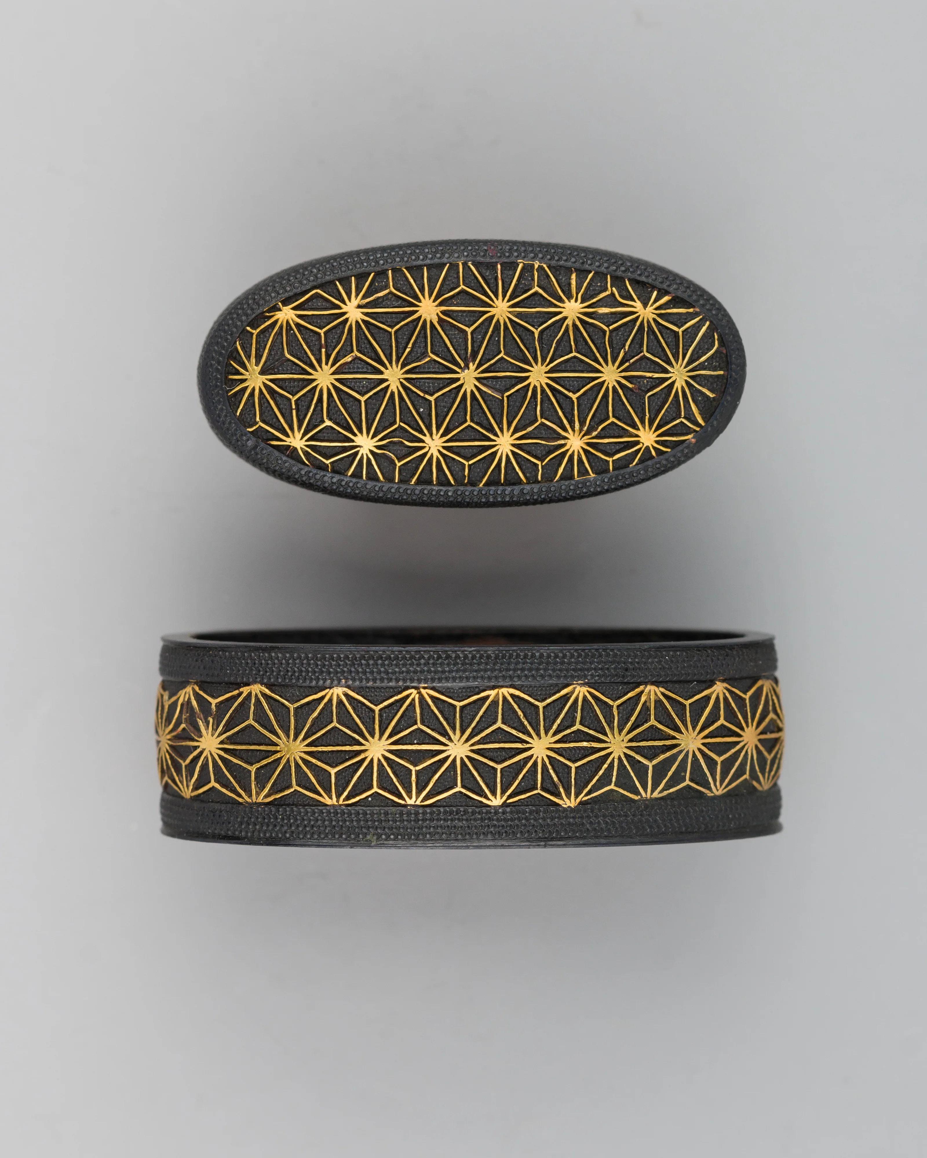 Sword-Hilt Collar and Pommel (Fuchigashira) — Unknown