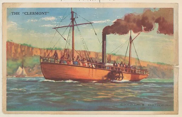 The "Clermont", bakery card from the Transportation series (D39-10), issued by the Gordon Bread Company — Gordon Bread Company