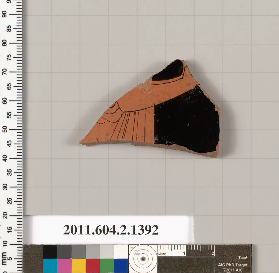 Terracotta fragment of a skyphos (deep drinking cup) — Unknown