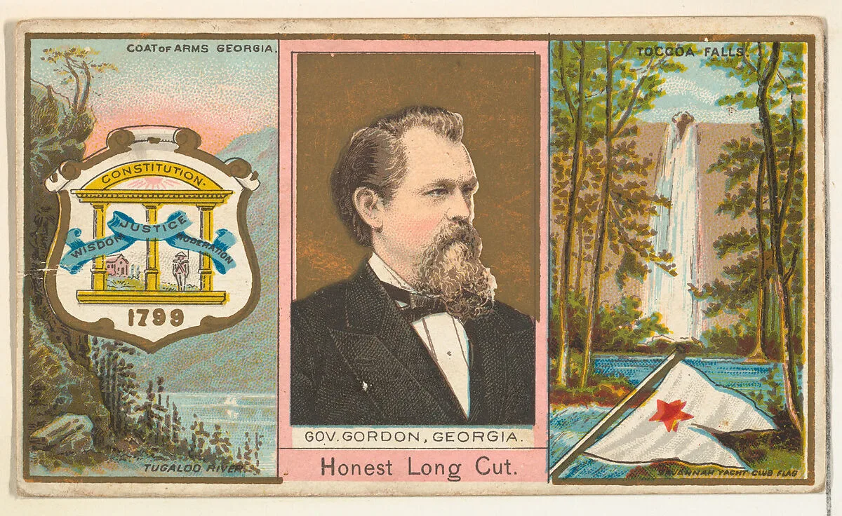 Governor Gordon, Georgia, from "Governors, Arms, Etc." series (N133-1), issued by Duke Sons & Co. — W. Duke, Sons & Co.