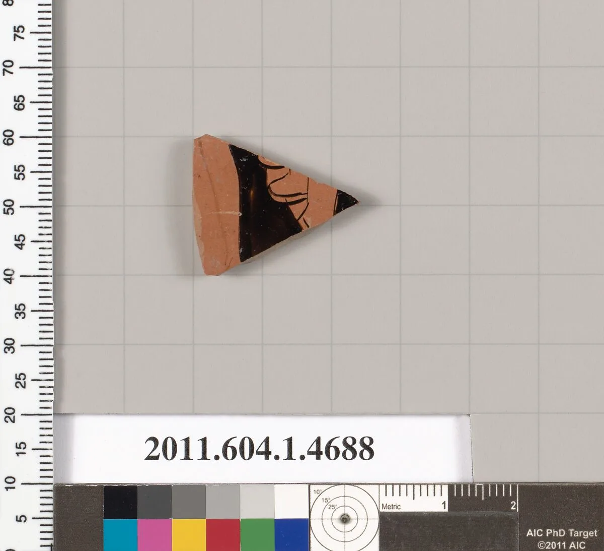 Terracotta fragment of a kylix (drinking cup) — Unknown