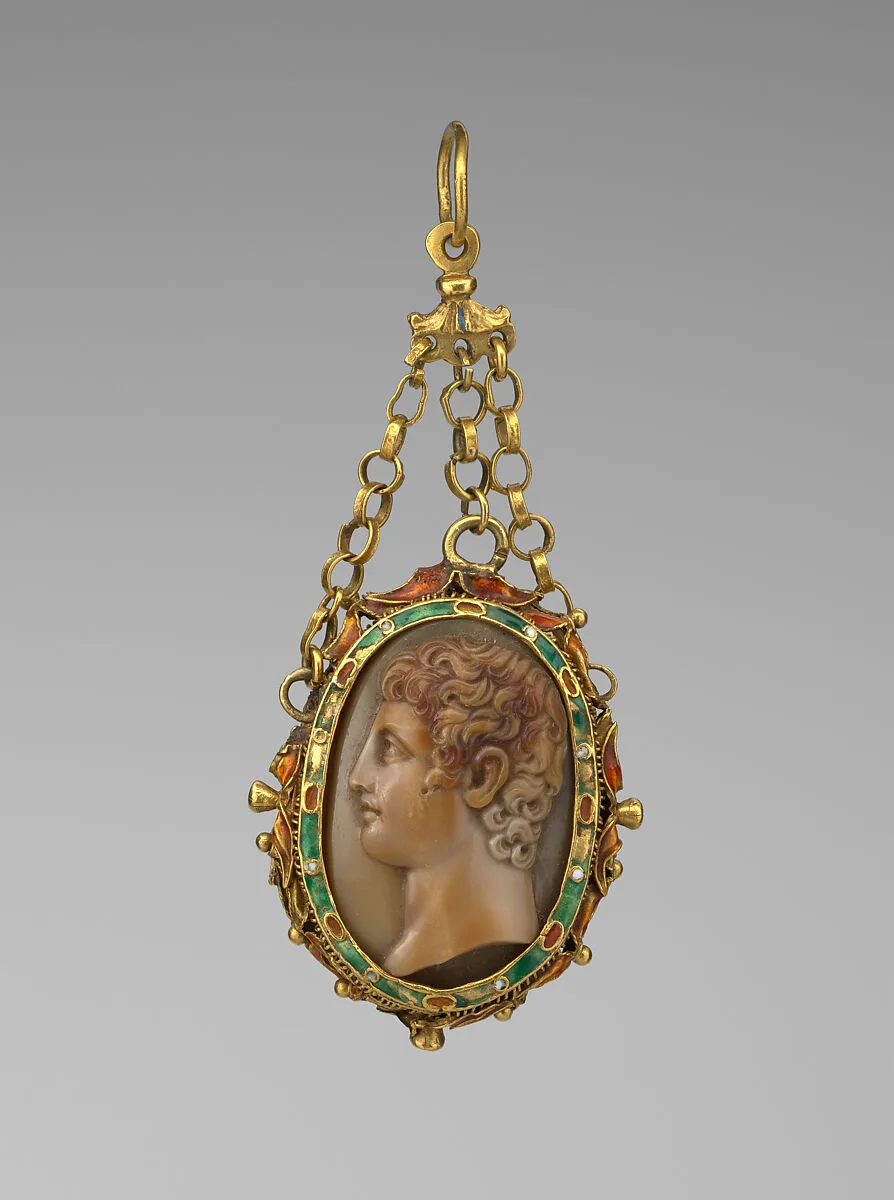 Head of a youth and Agnus Dei with arms of Paul V (Camillo Borghese, Pope 1605–21) — Unknown
