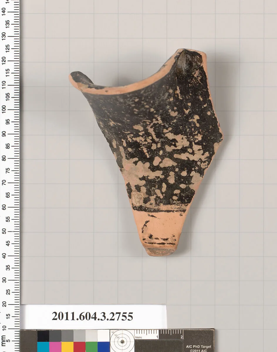 Terracotta fragment of a trefoil oinochoe (jug) — Unknown