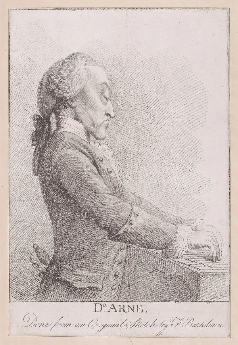 Dr. Arne — Francesco Bartolozzi|William Humphrey|Thomas Augustine Arne|John Nixon