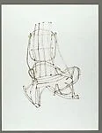 [Photocopy of Line Drawing Depicting Rocking Chair]