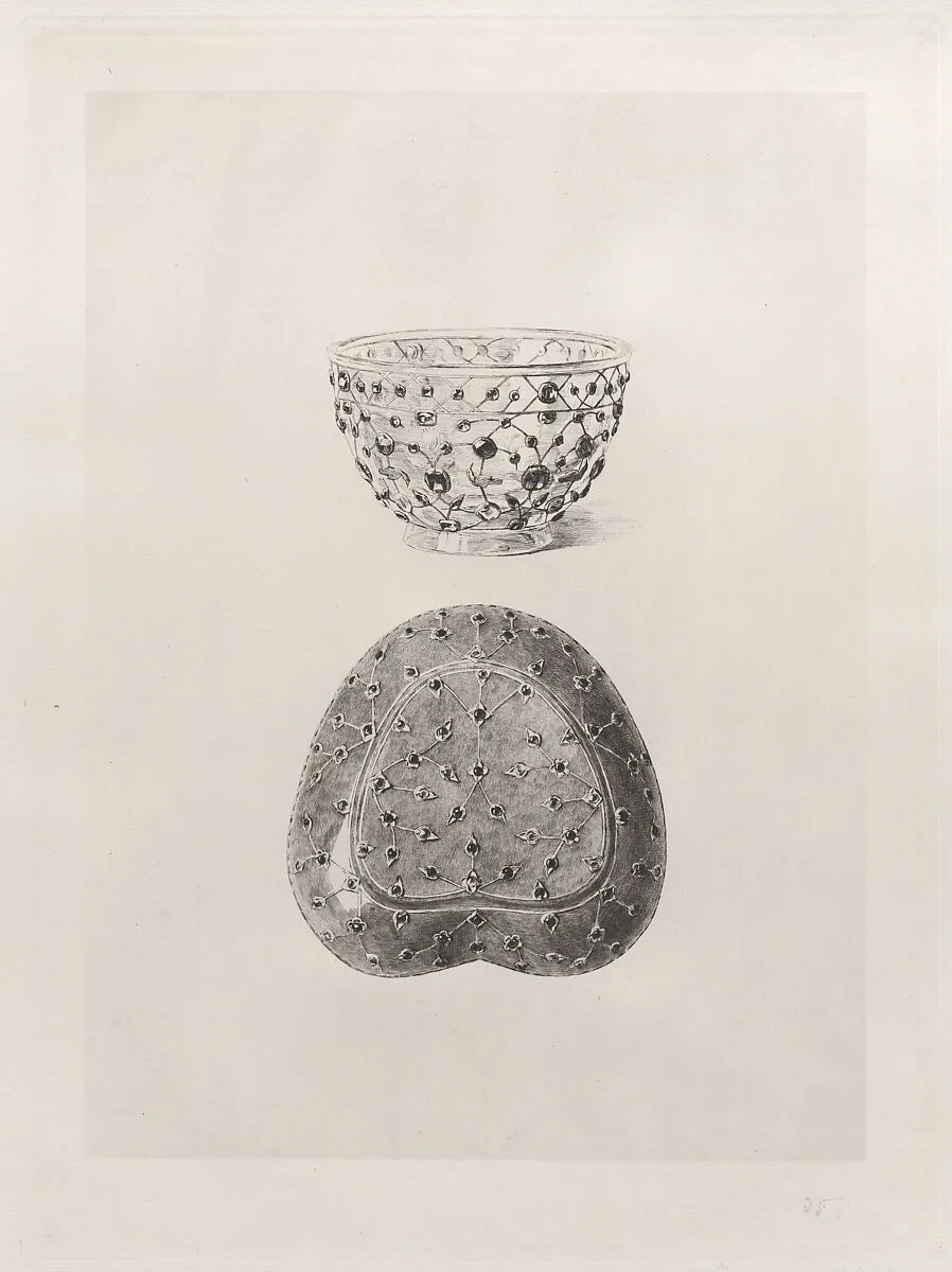 Crystal Cup and Jade Saucer — Jules-Ferdinand Jacquemart