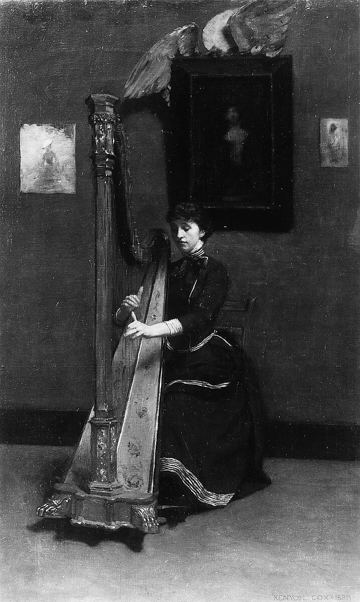 The Harp Player (A Solo) — Kenyon Cox