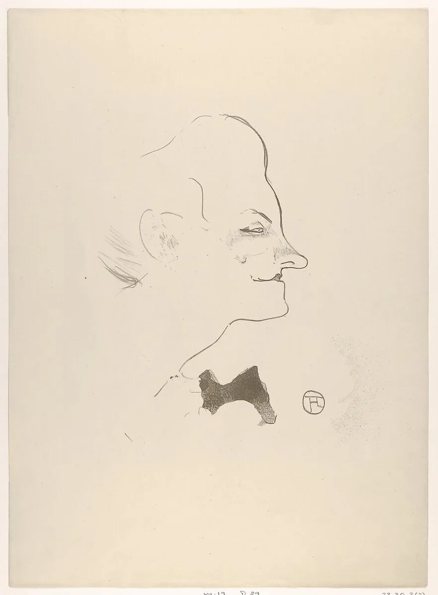 Yvette Guilbert (from Le Café Concert) — Henri de Toulouse-Lautrec|Edward Ancourt|l'Estampe Originale