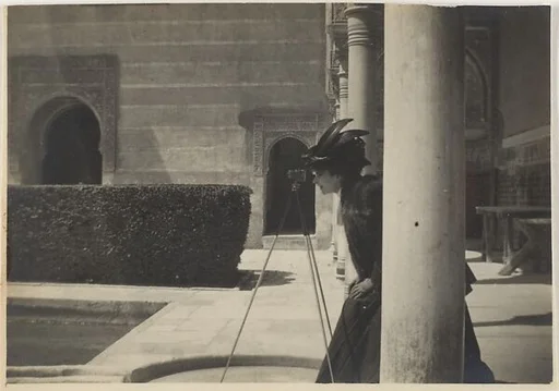 [Olga de Meyer at the Alhambra, Grenada, Spain]