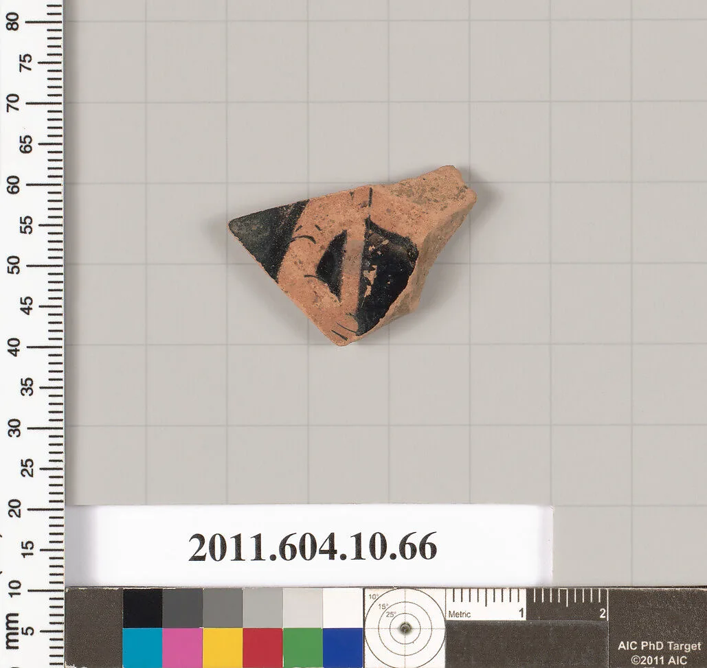 Terracotta fragment of a kylix (drinking cup) — Unknown