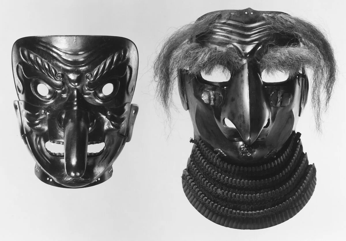 Mask (Sōmen) Representing a Tengu — Unknown