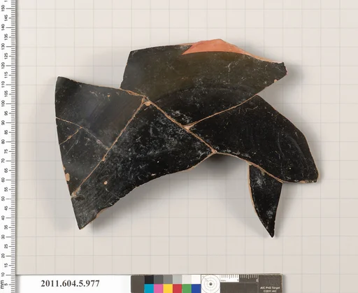 Terracotta fragment of a kylix (drinking cup)