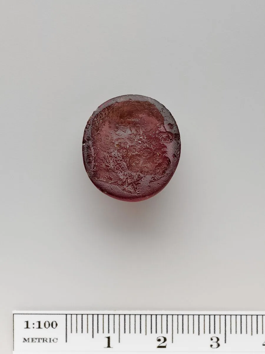 Glass ring stone — Unknown