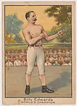 Billy Edwards, World's Champion, from the Dixie Queen Prizefighters of the Past and Present series (T223) — Dixie Queen Plug Cut Smoking Tobacco