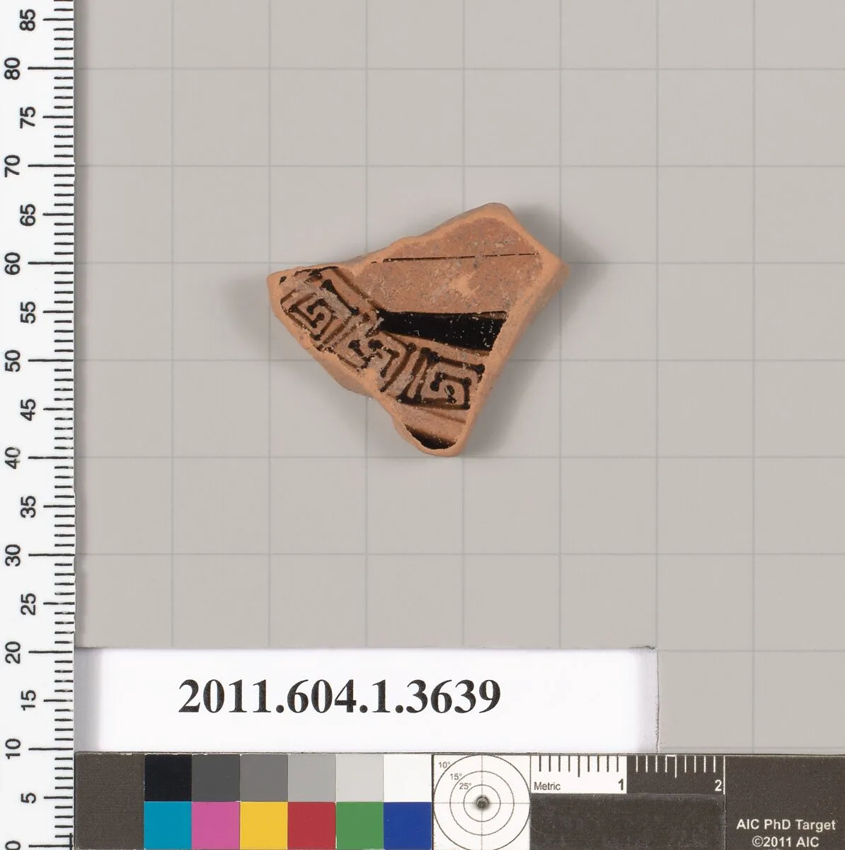 Terracotta fragment of a kylix (drinking cup) — Unknown
