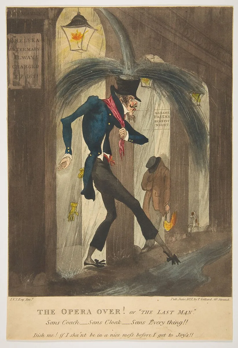 The Opera Over! Or "The Last Man" — T. Gillard