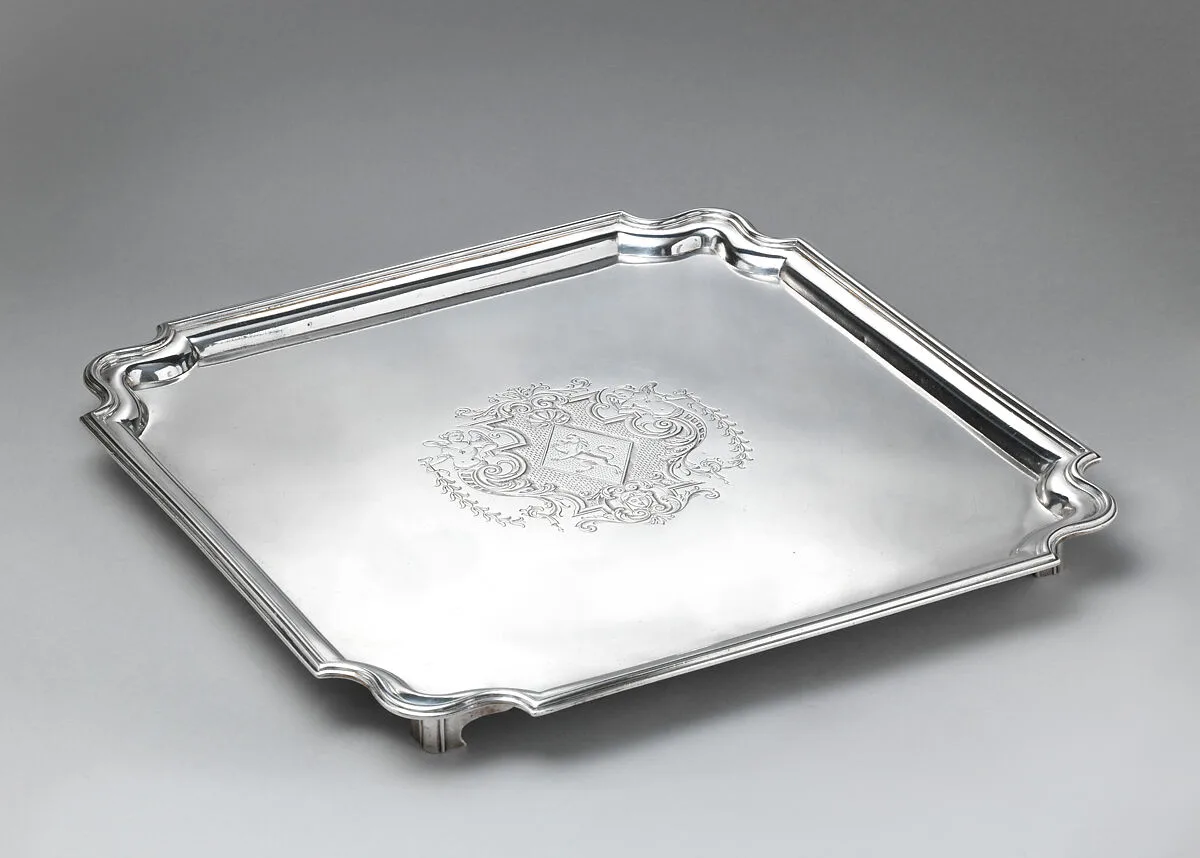 Square salver — David Willaume II