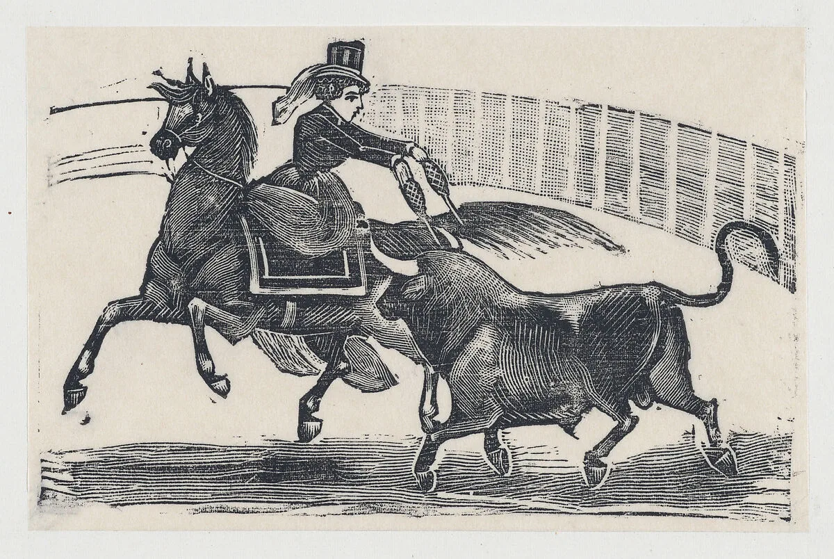 The woman bull fighter — José Guadalupe Posada