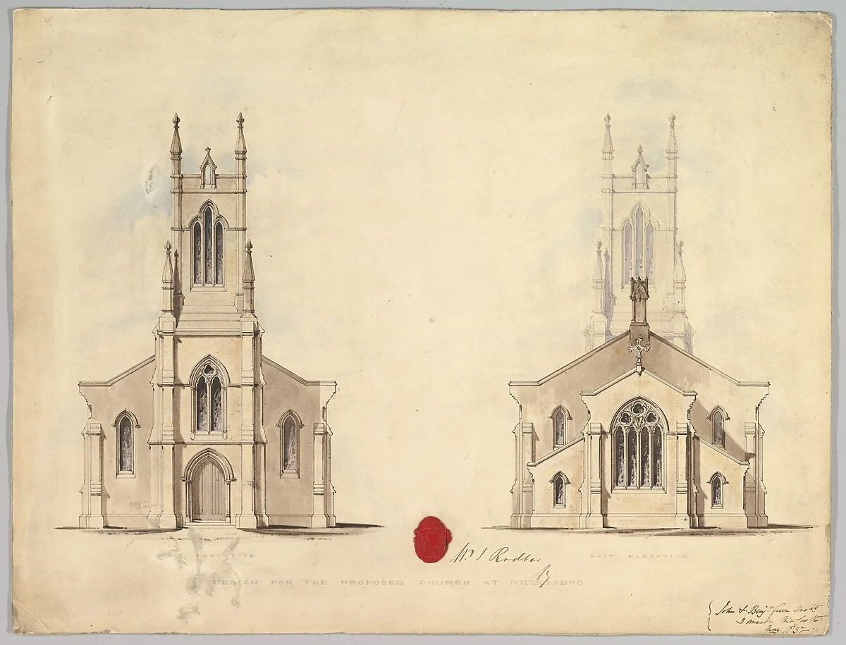Design for the Proposed Church at Middlesborough — John Green|Benjamin Green