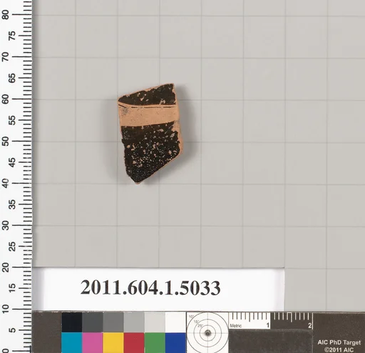 Terracotta fragment of a kylix (drinking cup)