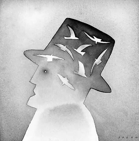 Self-Portrait — Jean-Michel Folon