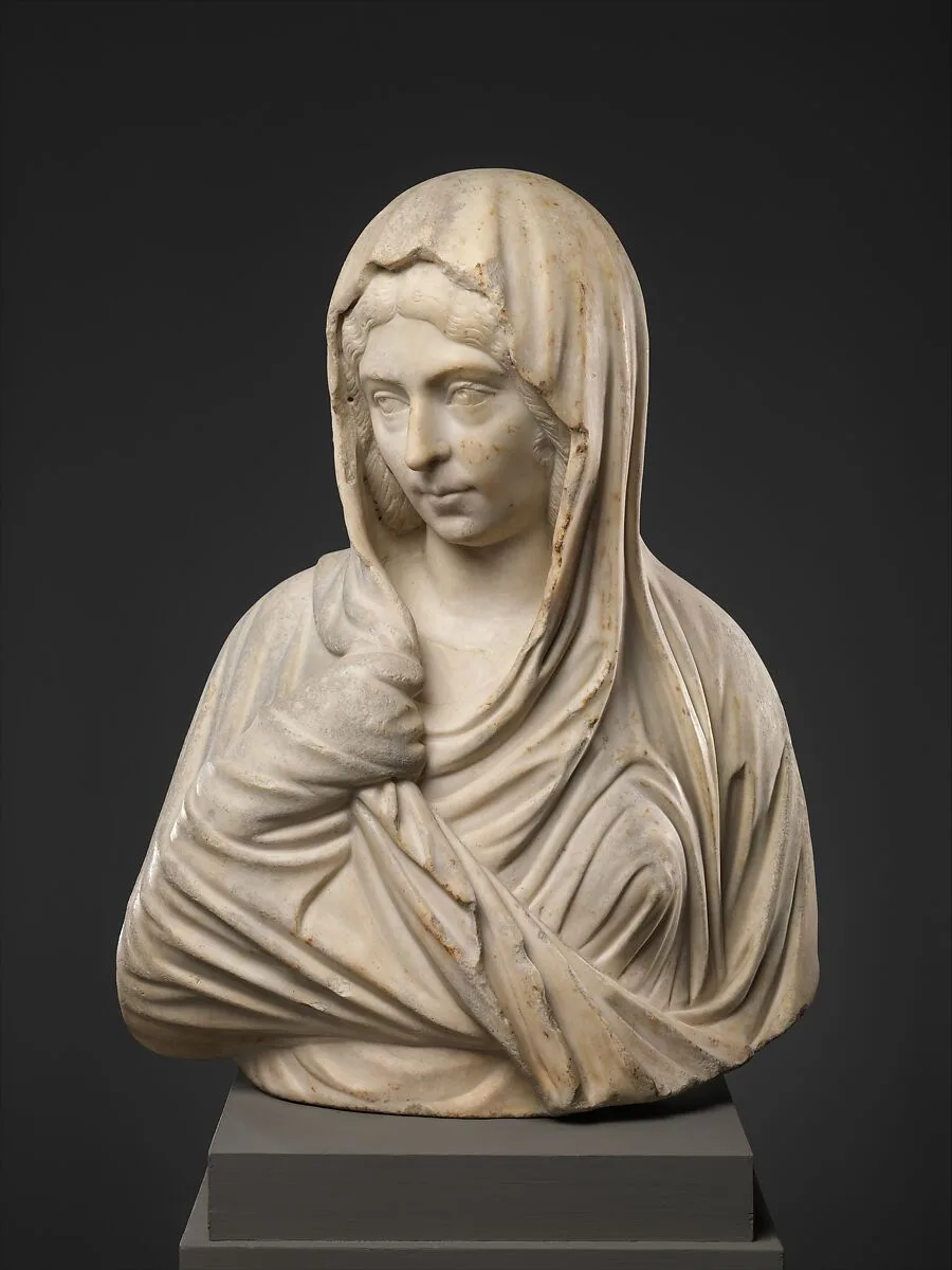 Marble portrait bust of a woman — Unknown