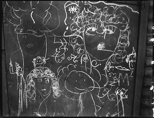[Graffiti on Door, Christopher Street, New York City]