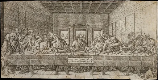 The Last Supper, with a Spaniel