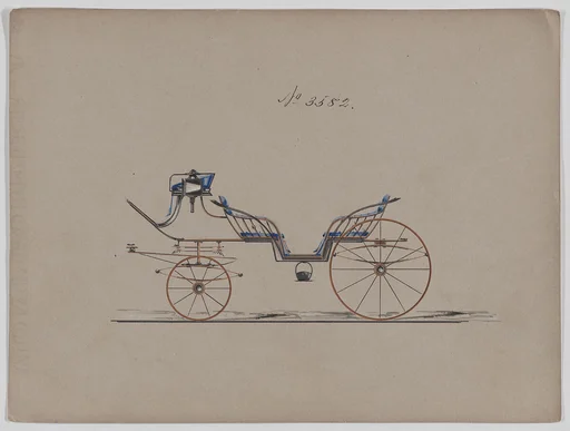 Design for 6 seat Phaeton, no. 3582