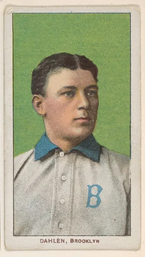 Dahlen, Brooklyn, National League, from the White Border series (T206) for the American Tobacco Company