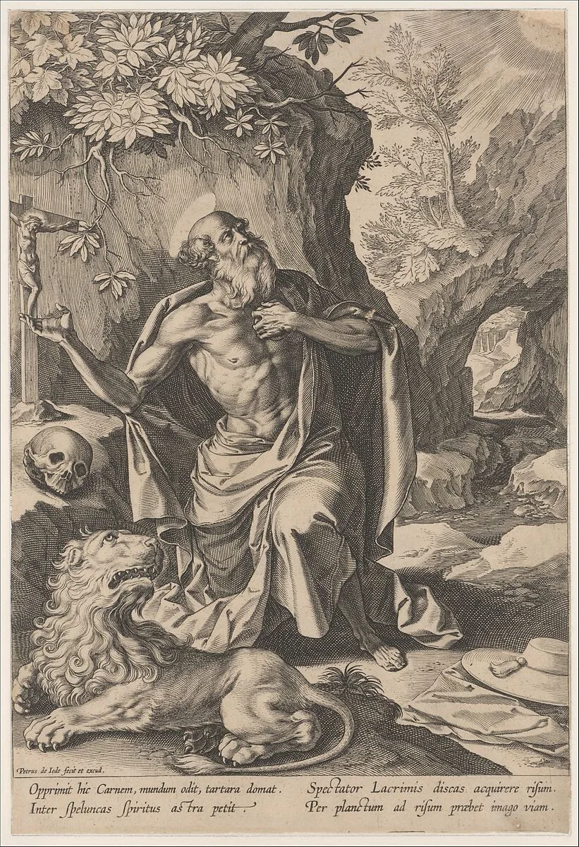 Saint Jerome — Pieter de Jode I